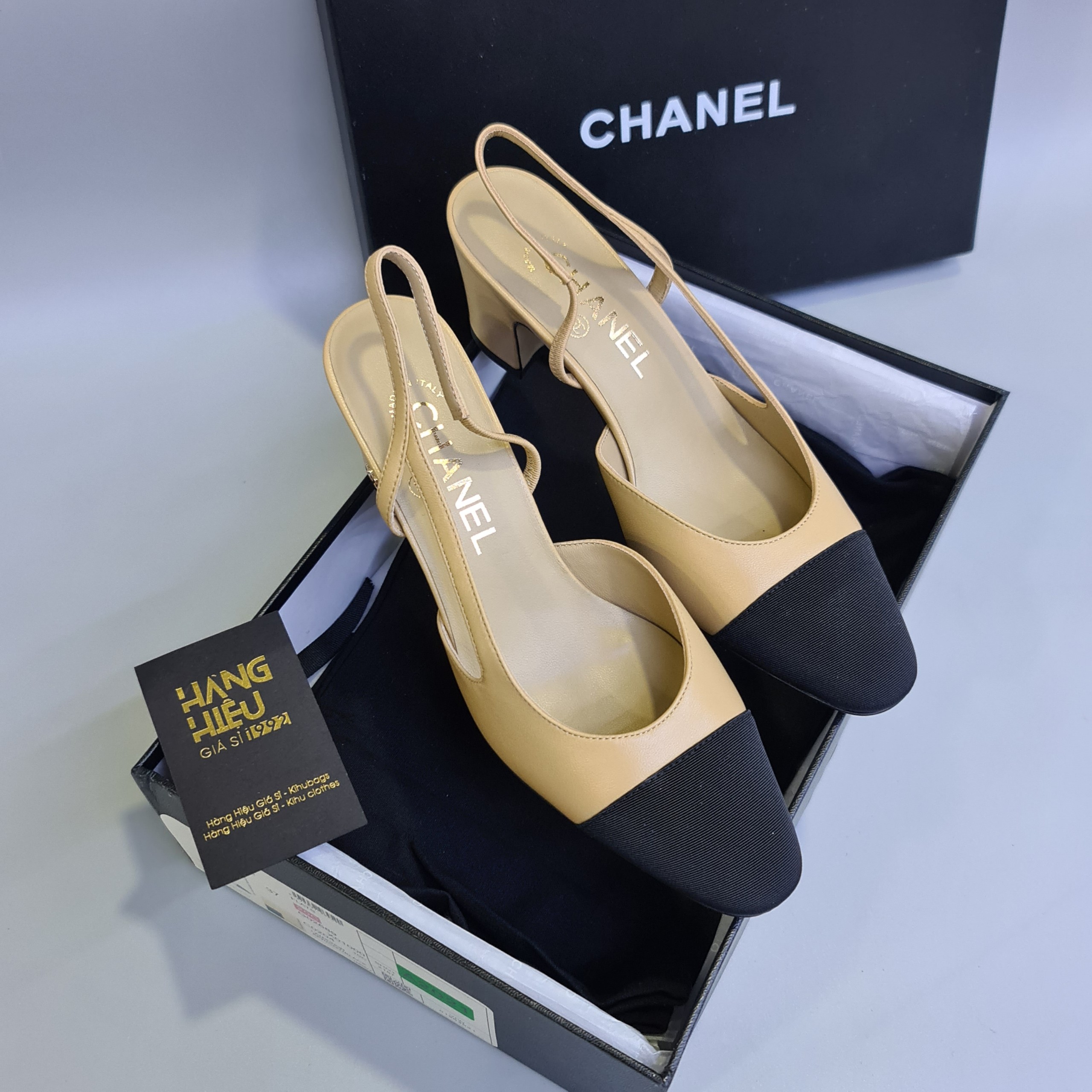 Chanel Slingback Heels 365 Luxury Sneakers  Footwear on Carousell