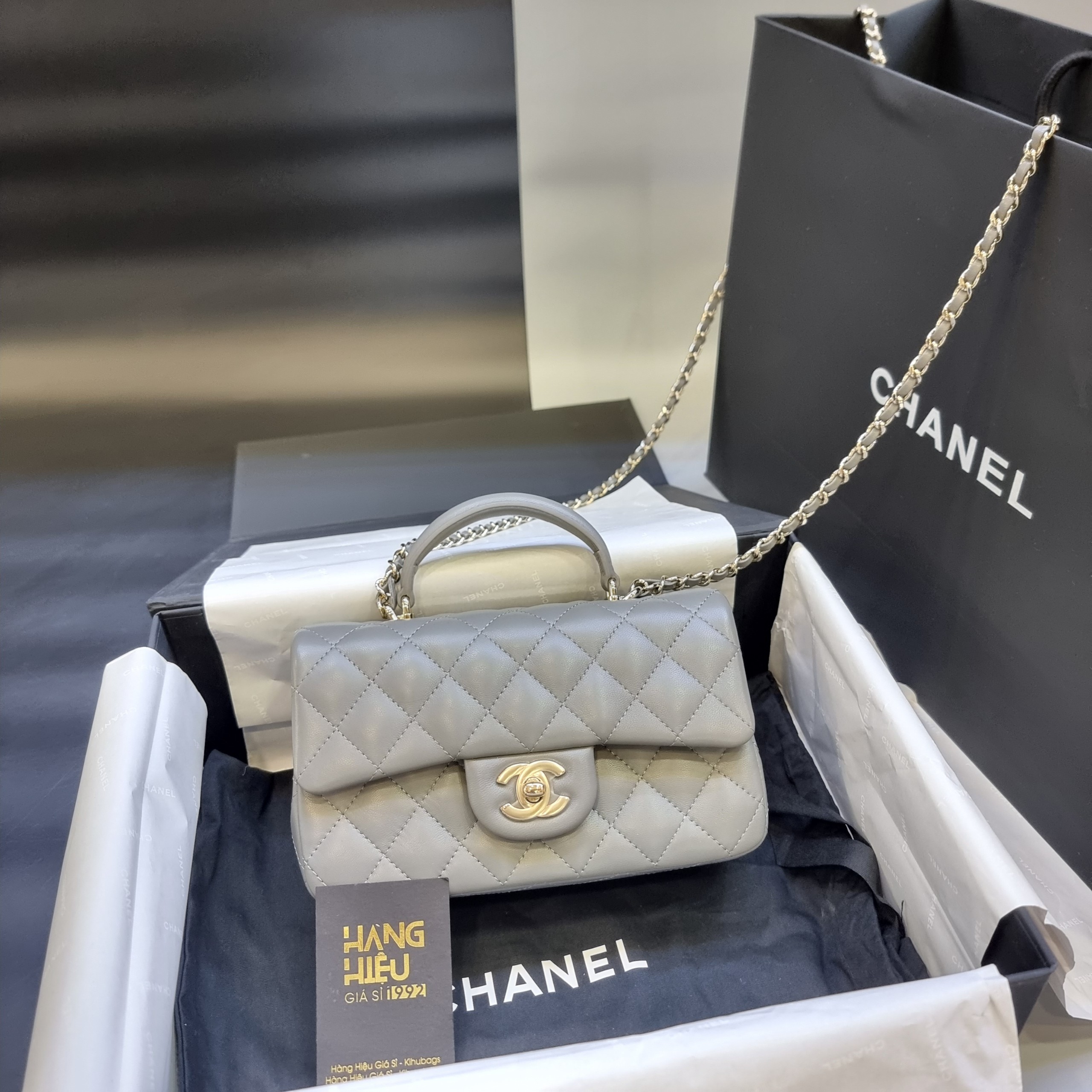 Túi Chanel mini bag Classic Flap siêu cấp màu đen