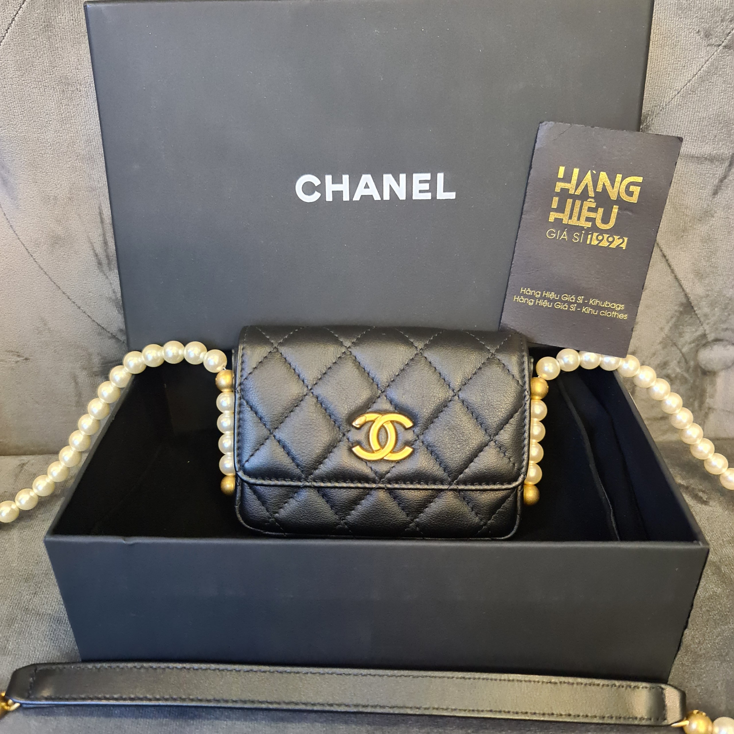 Túi Chanel Woc Katun Wallet on Chain handbag Bag 2033