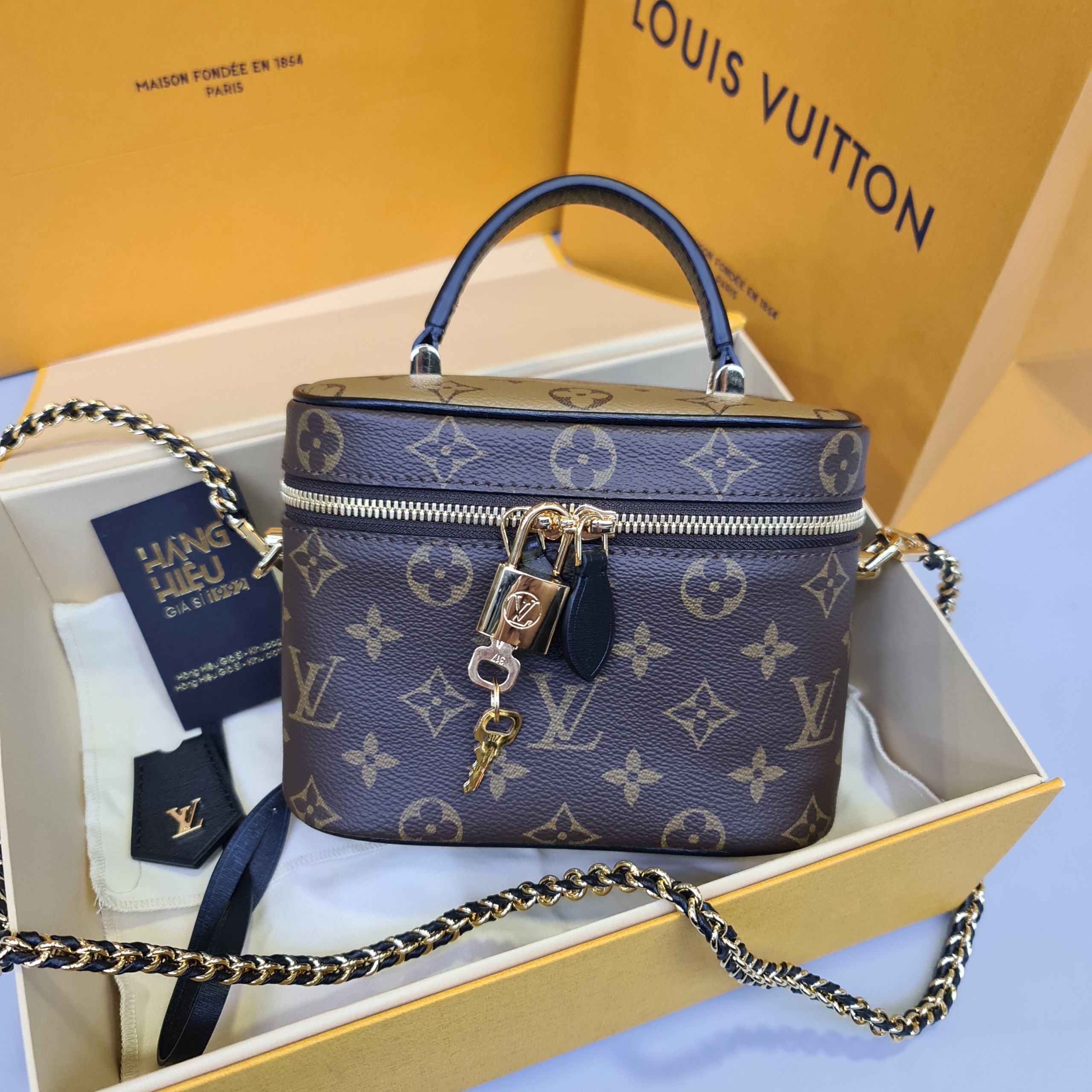Preorder LV Louis Vuitton Nice Mini Size Vanity Bag in Monogram Luxury  Bags  Wallets on Carousell