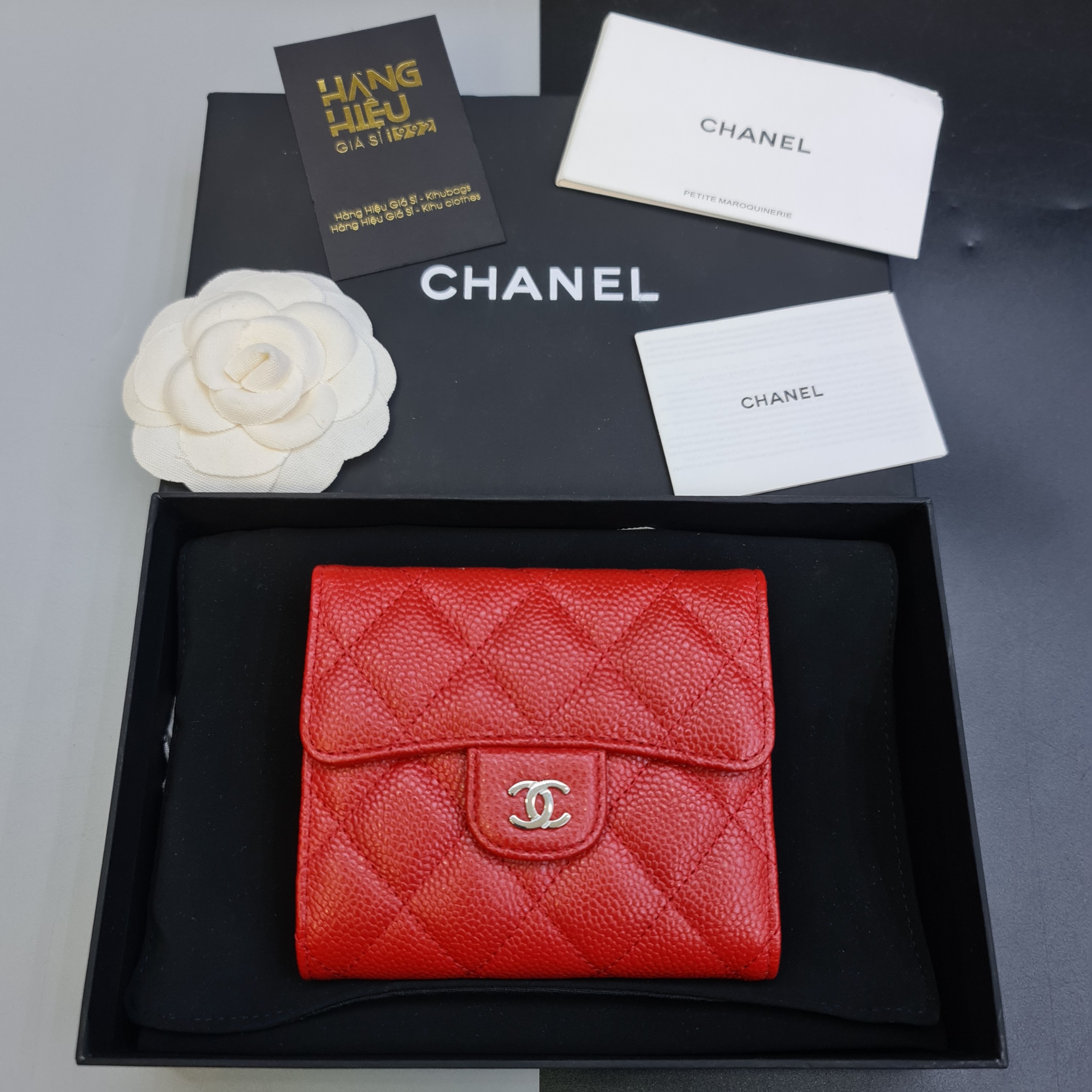 Ví bóp nữ đẹp da thật Chanel holder card super  Kenn Store  Hàng Hiệu  VIP Túi Xách Giày Dép Phụ Kiện