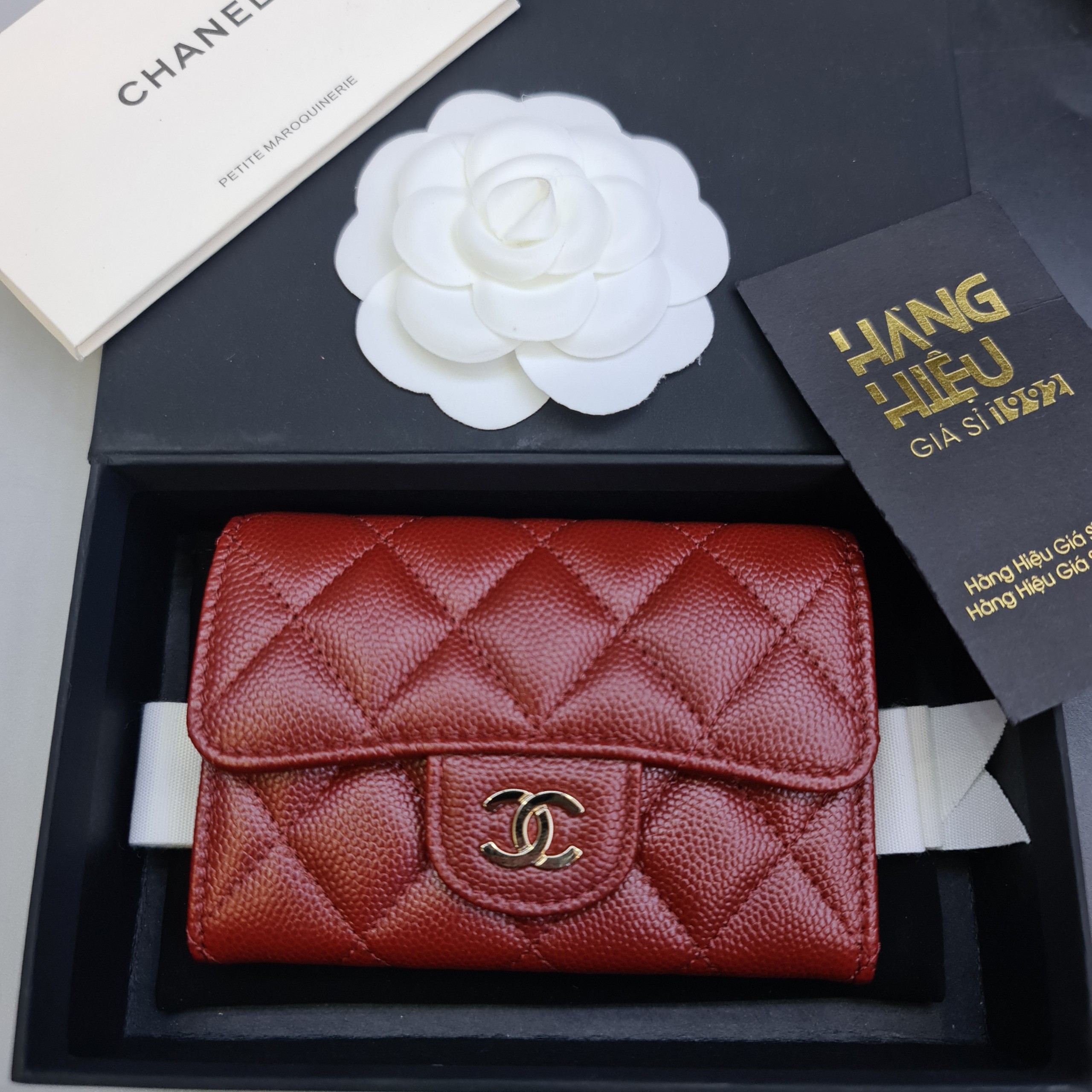 Chanel Card Holder Pink Caviar  brandlovernet